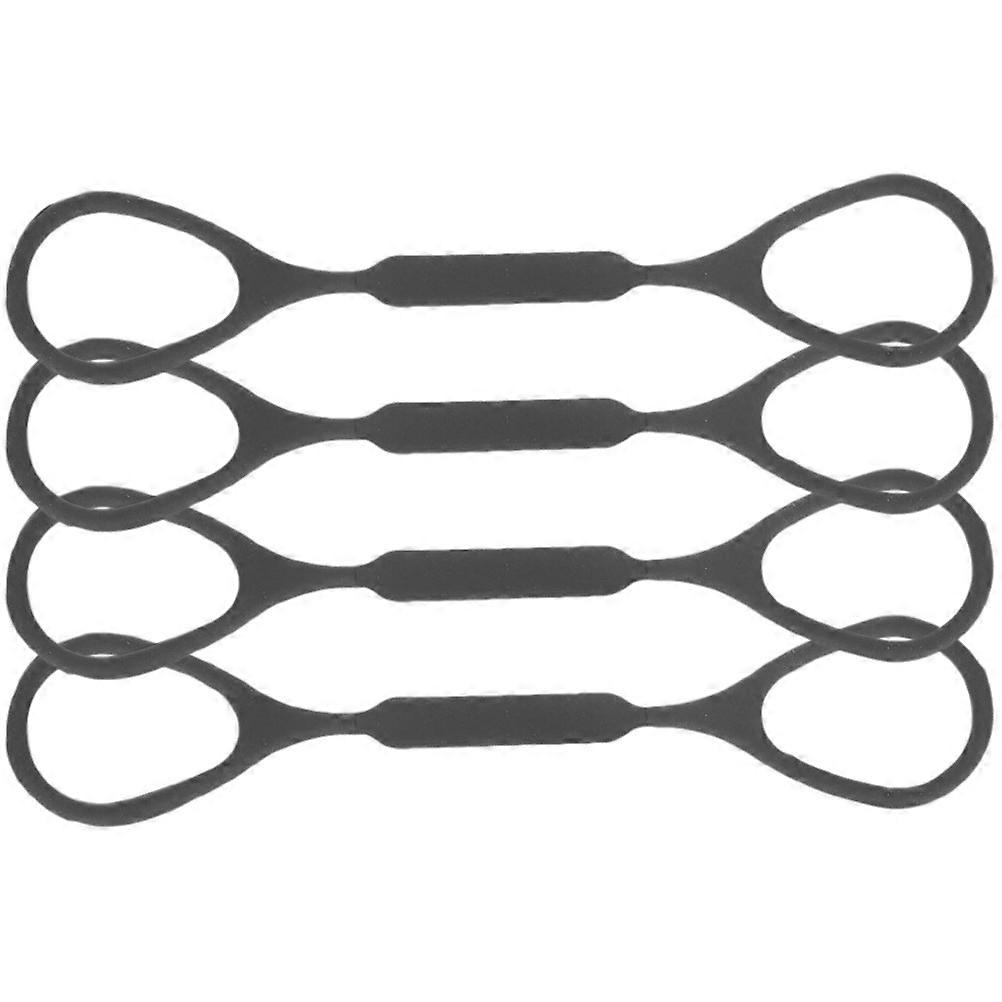 Silicone Trumpet Slide Stoppers for Practice and Competition Black Set of 4 Small Size