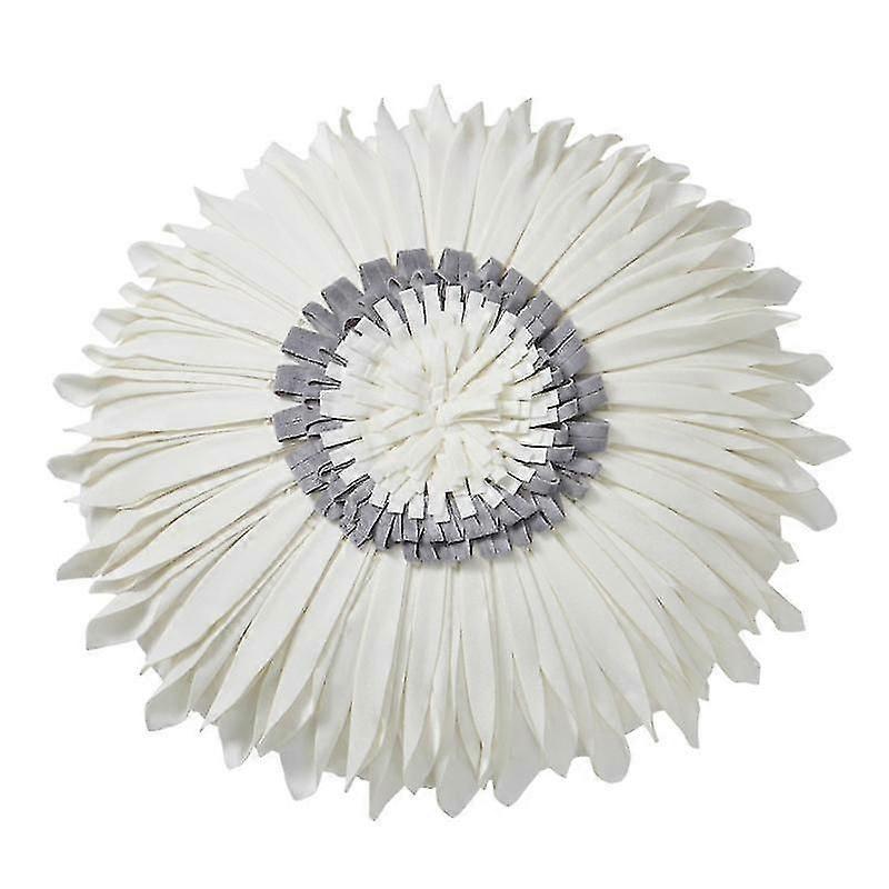 Chrysanthème Forme Taie d’oreiller Insertion facile Velours Caché Zipper Jeter Oreiller Housse Home Decor