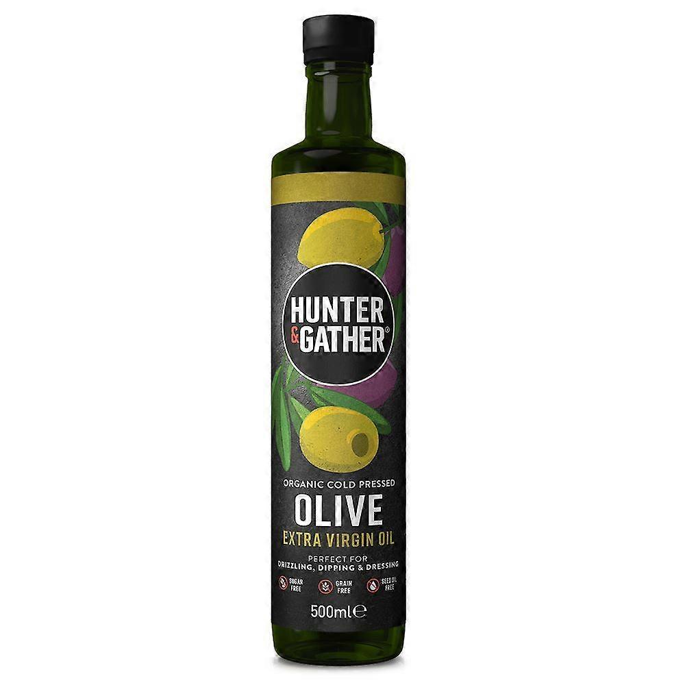 Hunter and Gather Organic Extra Virgin Olive Oil - 500ml - 4 Pack