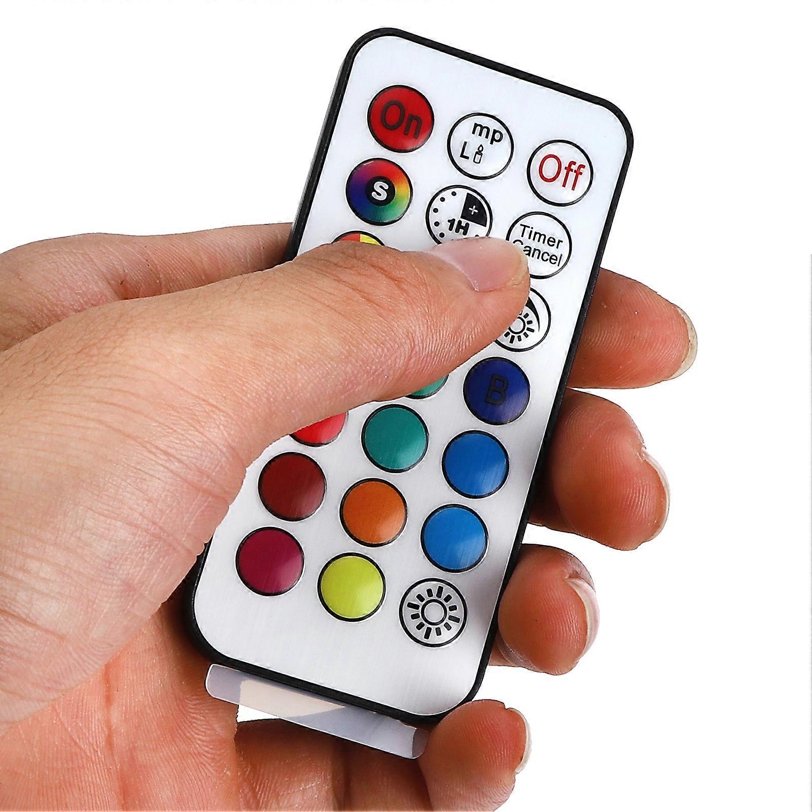 3W RGB Candle Light Bulb E12 11cm Color Changing with Remote