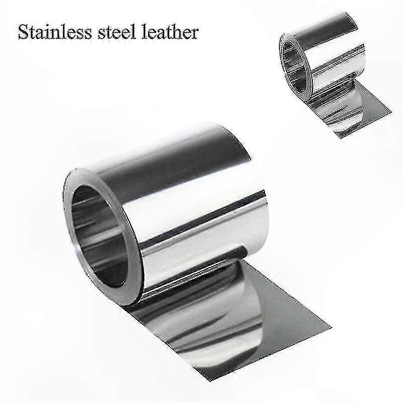 Thin Stainless Steel Sheet, 0.01-3mm, Durable Metal Foil for Crafting and Projects