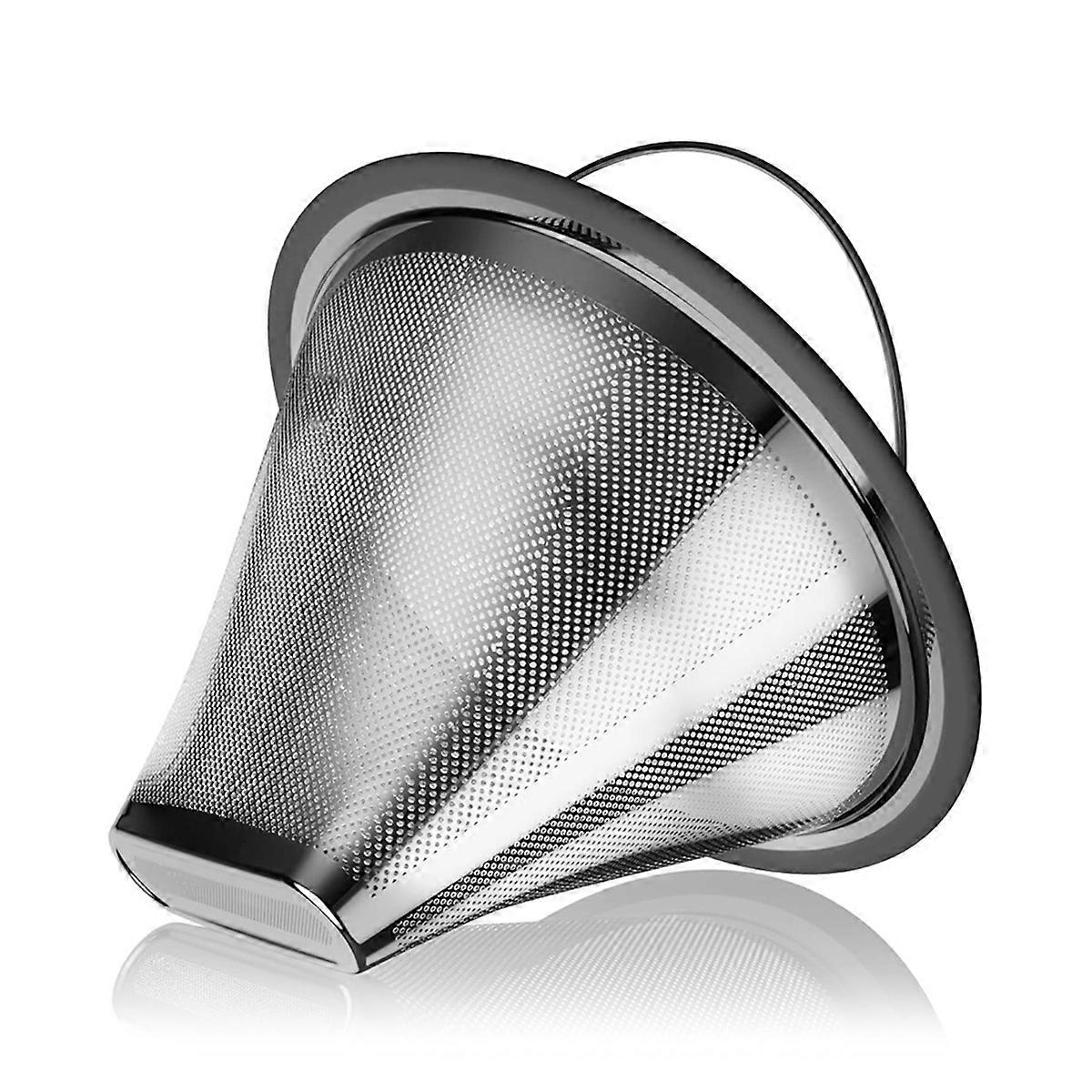 Coffee Filter Stainless Steel Coffee Filter for KBGV and Coffee Machines Reusable Coffee Filter Double