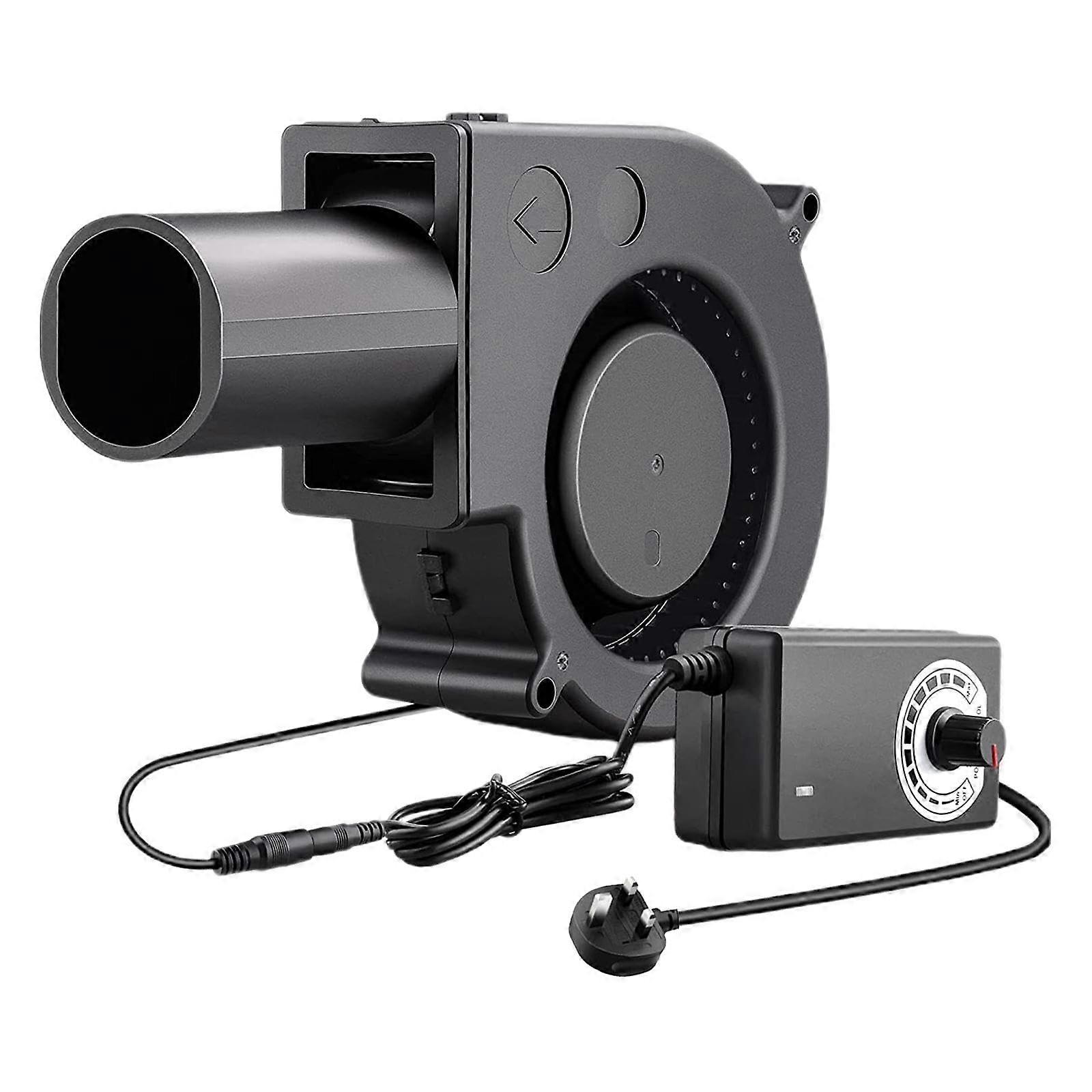 Centrifugal Fan Blowing Engine with Air Duct, Variable Speed, Compact Design for Grills and Fireplaces