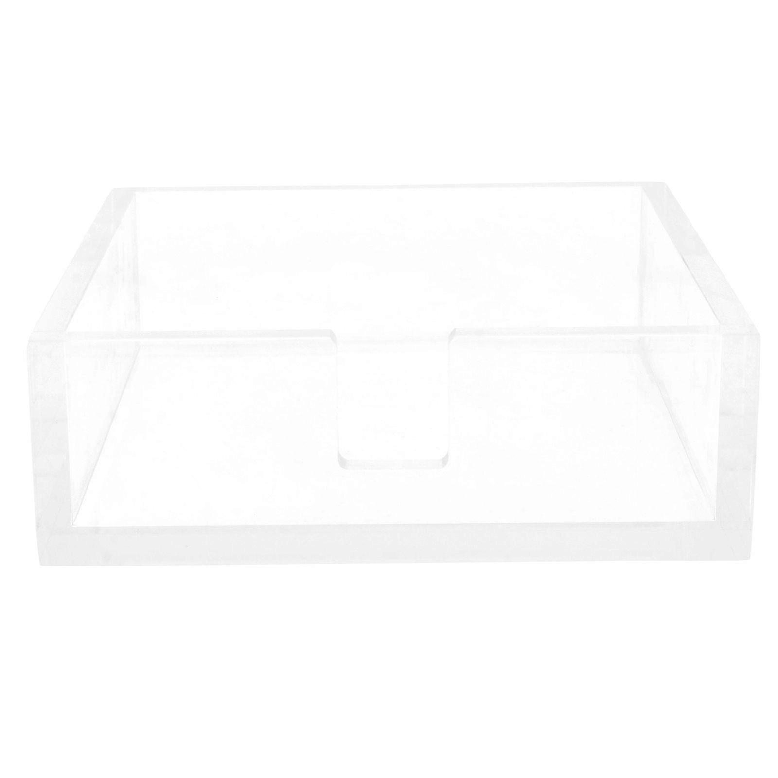 1 porta tovaglioli in acrilico per feste, banchetti e cocktail, porta tovaglioli di carta trasparente