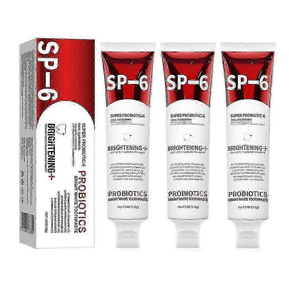 SP-6 Probiotics WhiteningToothpasteBrightening &Stain Removing Toothpaste New