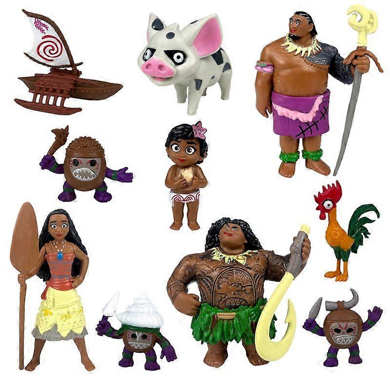 New Handmade Moana Princess Toy Model Cake Decorations