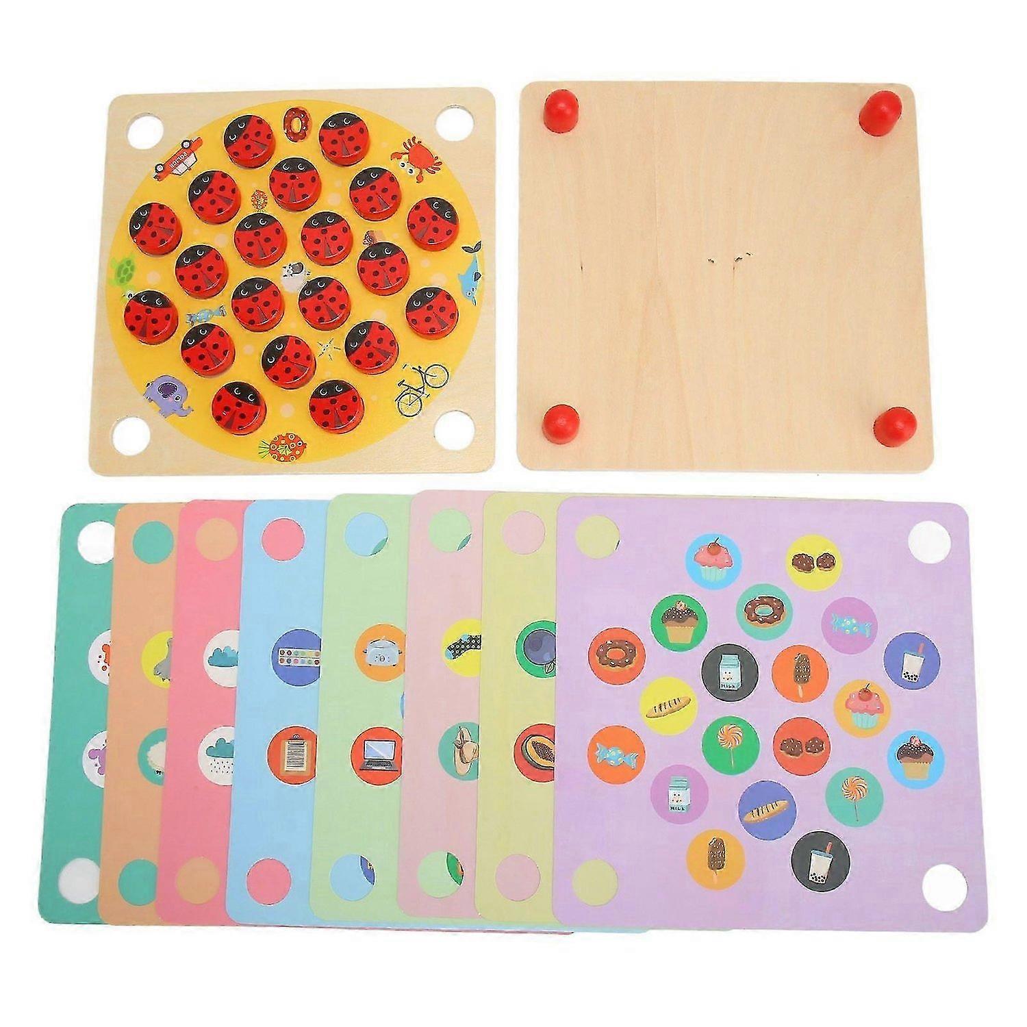 2025 Latest Model Ladybug Game Board Cognitive Development Seniors Dementia Me...