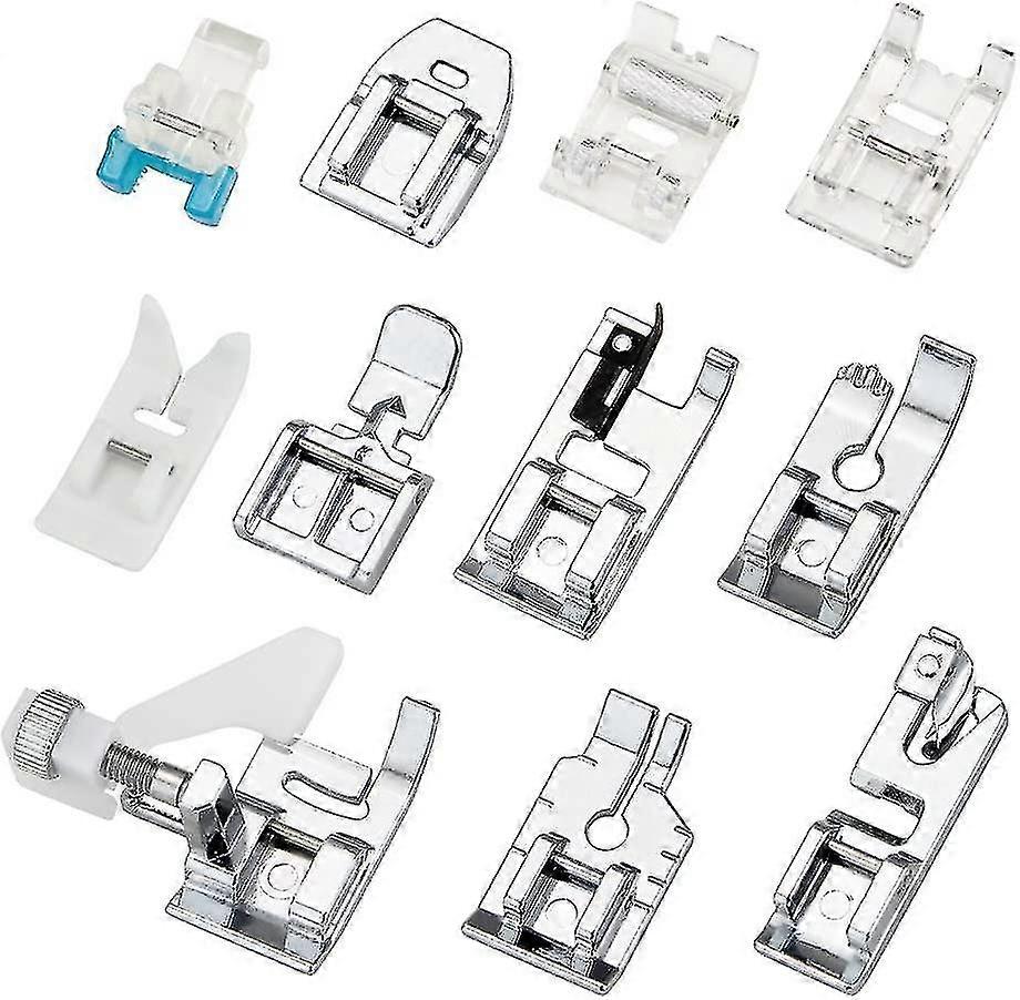 11pcs Brother TY Sewing Machine Presser Feet Replacement Accessories Kit