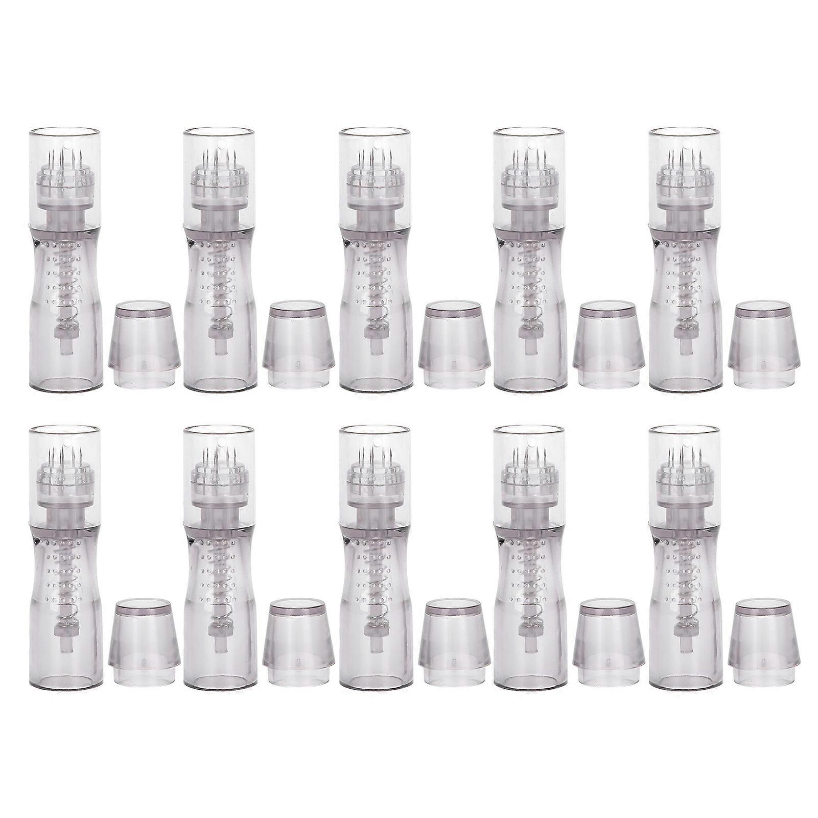 10pcs 12pin Microblading Micro Needle Set 1.2x5.1cm Steel