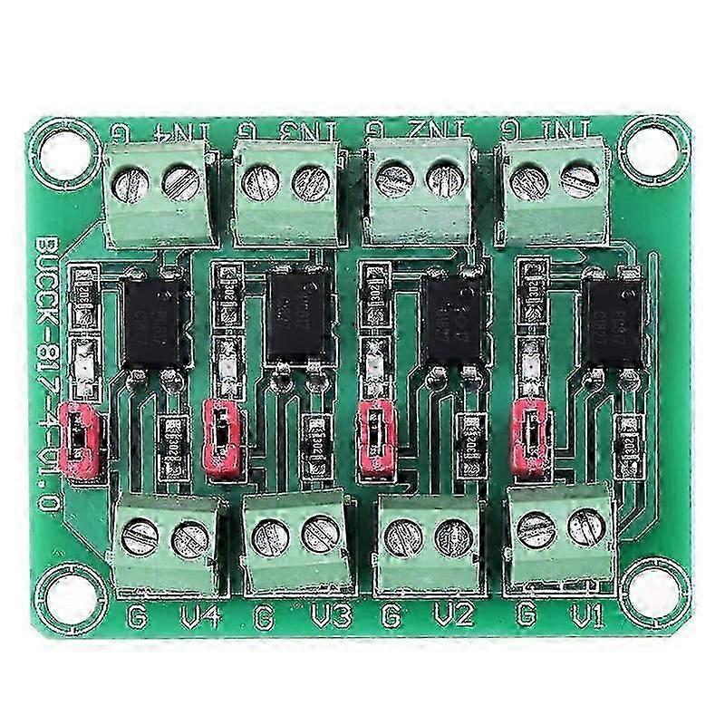 817 Optocoupler 4 Channel Voltage Isolation Board Voltage Control Switching Driver Module Optical Isolation Module