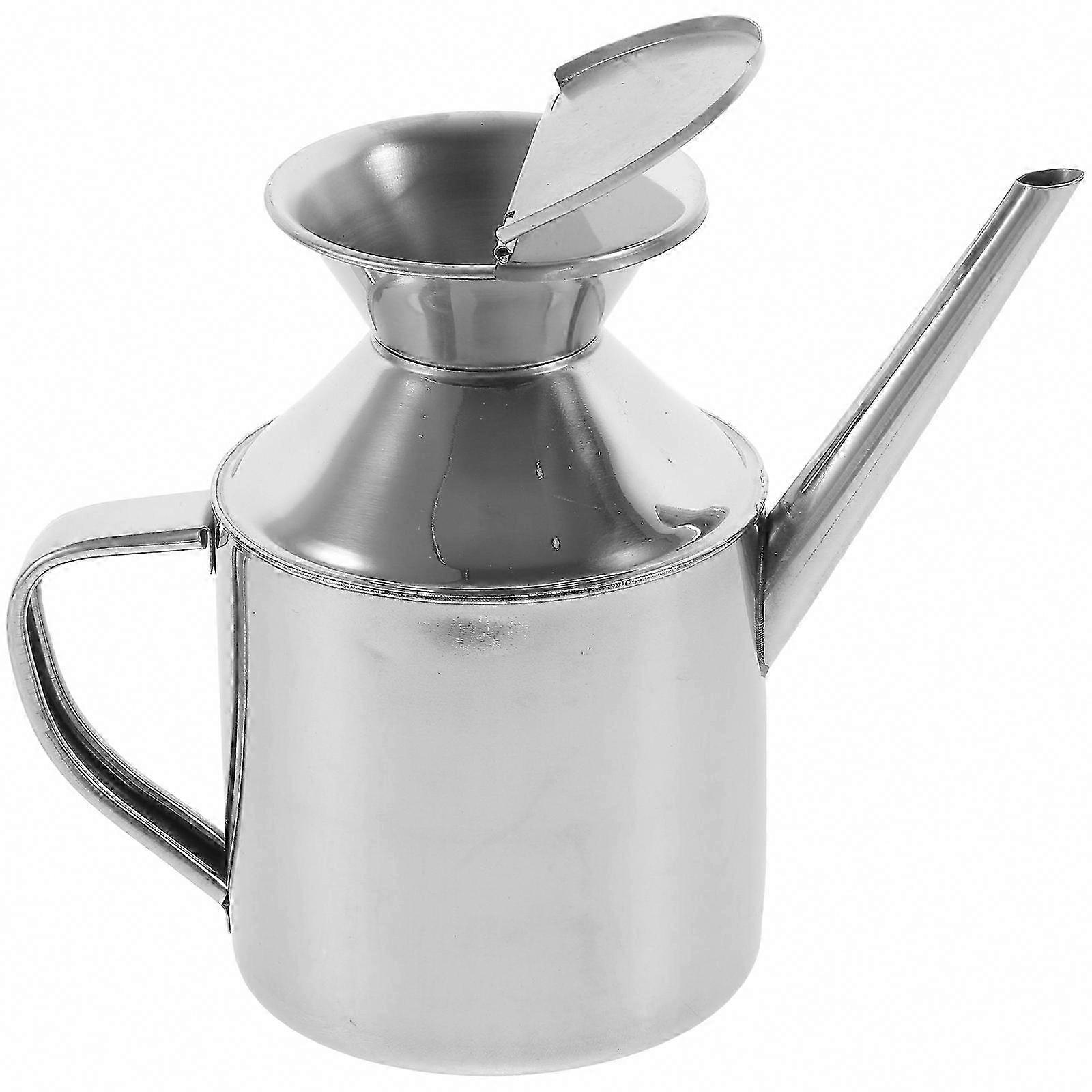Stainless Steel Soy Sauce Dispenser Bottle for Oil Vinegar Storage Container