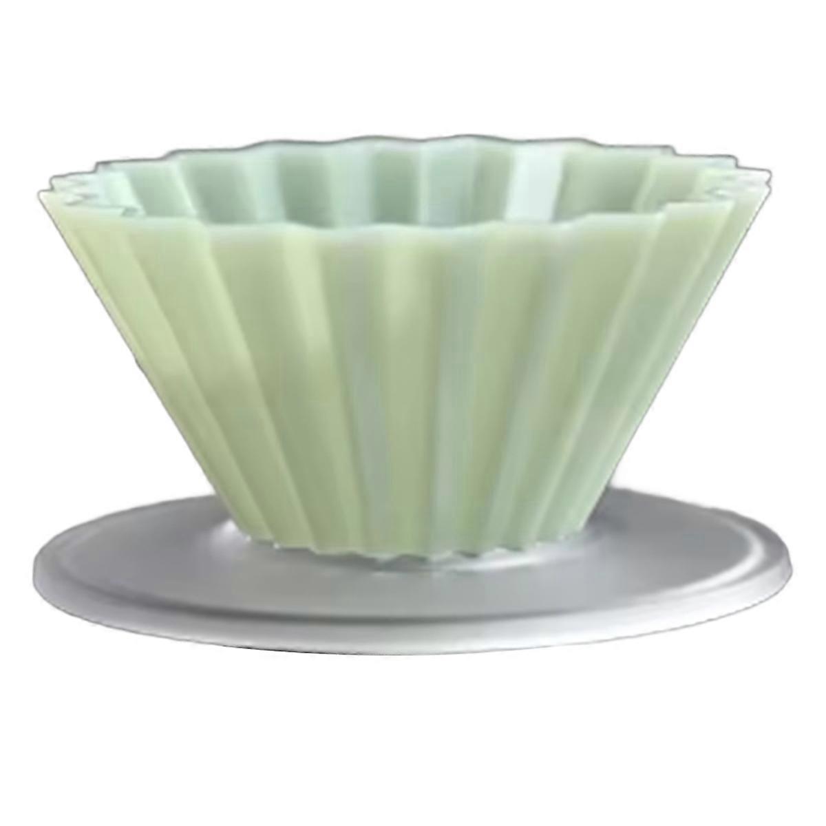 Hand-Made Coffee Drip Filter Cup for Household Use 1-2 People Origami Filter Cup V-Shaped Resin Cak