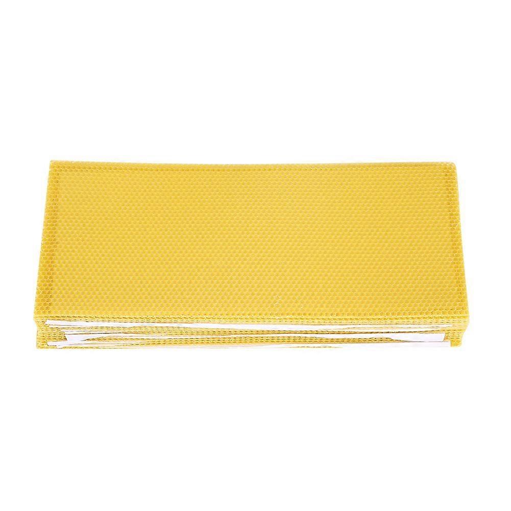 30PCS Beekeeping Nest Box Foundation Beeswax Honeycomb Sheets Beekeeper Tools