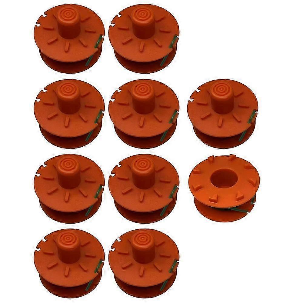 10Pcs Suitable for Gardena Turbotrimmer Smallcut Lawn Trimmer Nylon Rope Replacement Spool, 05367-20