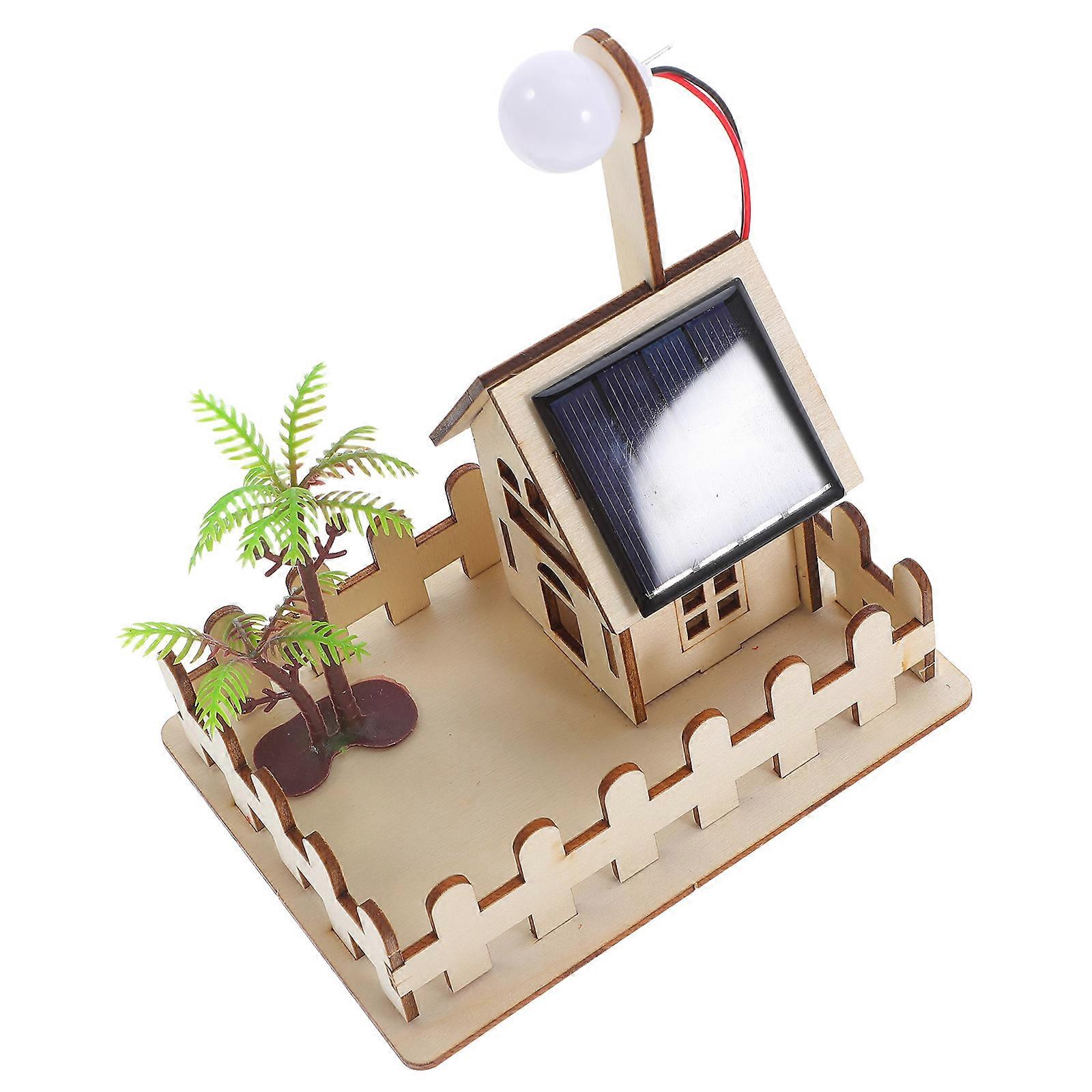 Solar Garden Light Science Kit for Kids Learning 4Sets DIY Toy