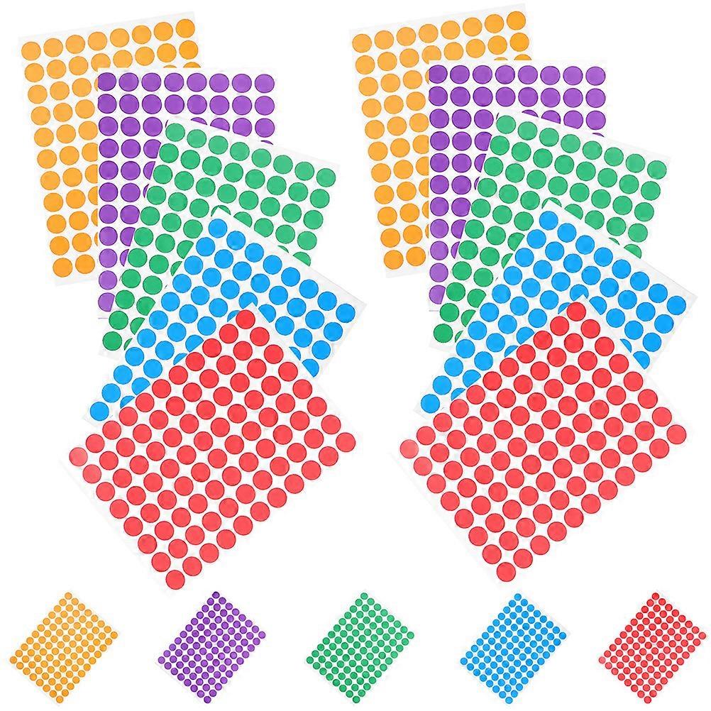 Rewards Writable Surface Round Label Stickers For Students 20 Sheets