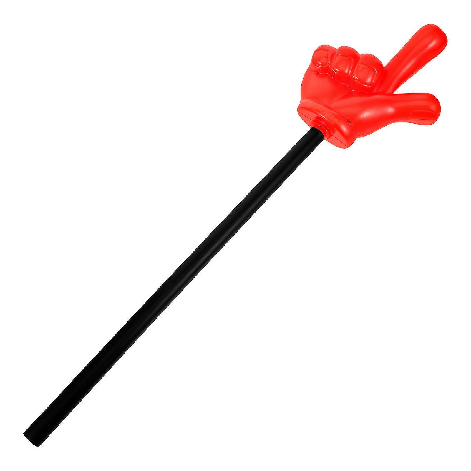 Hand Gesture Stick Handheld Finger Pointer for Party Game Red Plastic