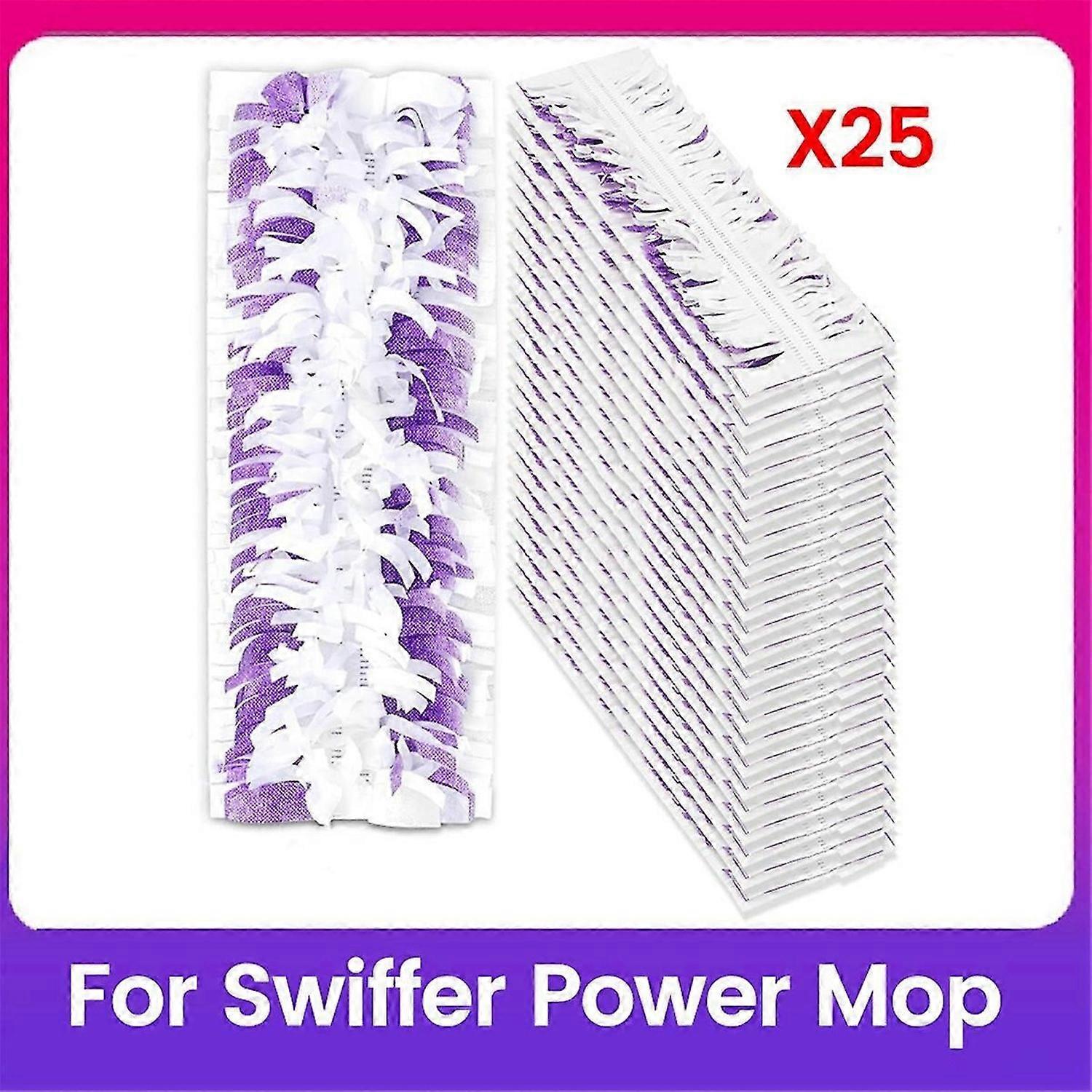 25PCS Disposable Mop Pads Replacement For Swiffer Power Mop Pads