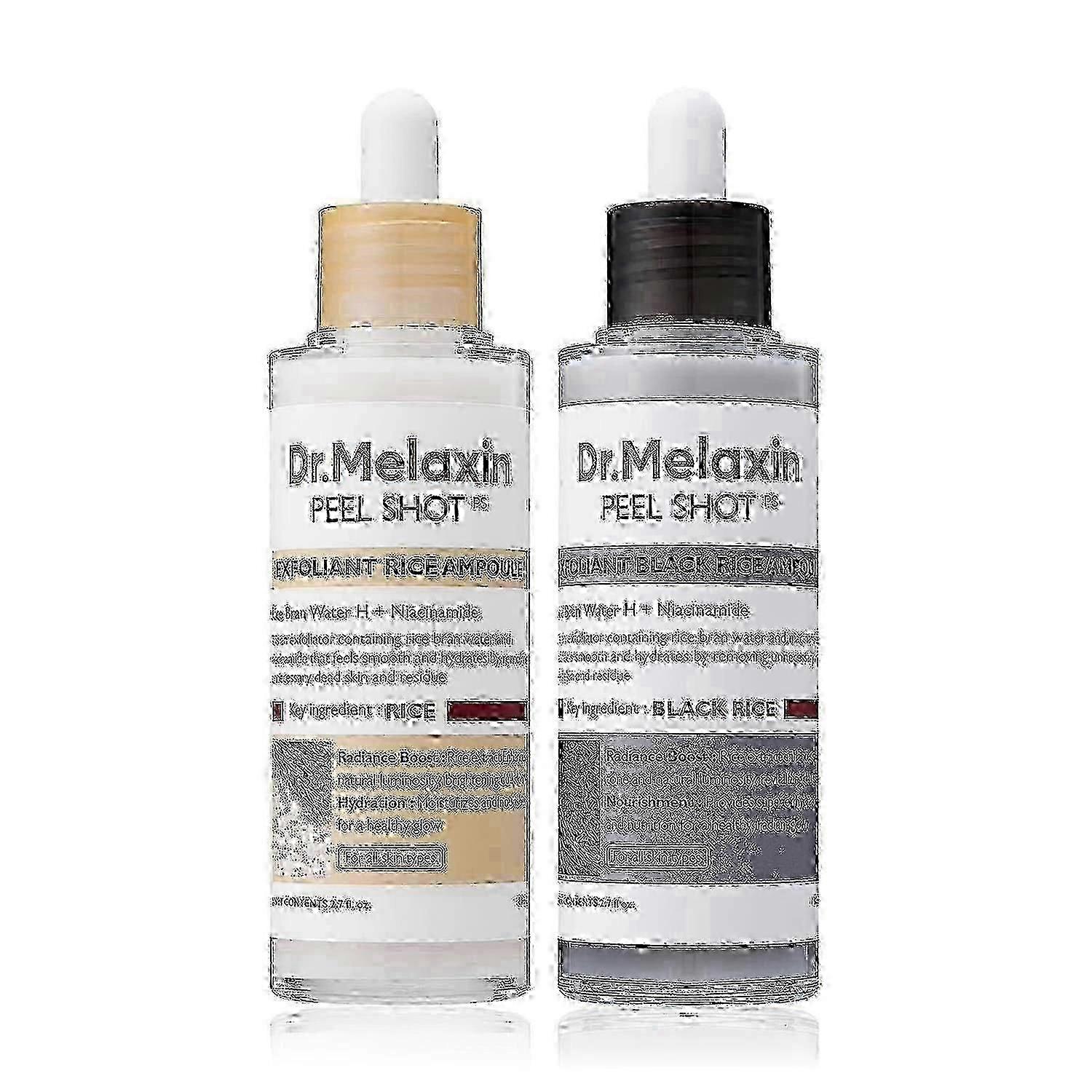 2ΤΜΧ PEEL SHOT GLOW EXFOLIANT RICE AMPOULE (ΛΕΥΚΌ ΡΎΖΙ/ΜΑΎΡΟ ΡΎΖΙ)