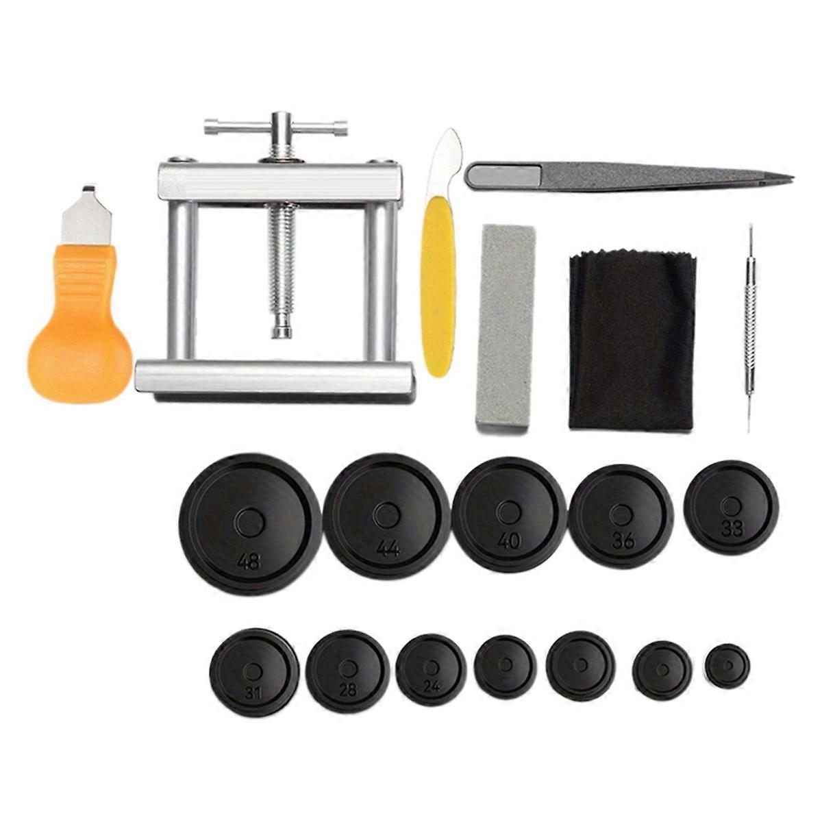 12pcs Watch Metal Capping Machine Set Watchmakers Repair Tools Kit