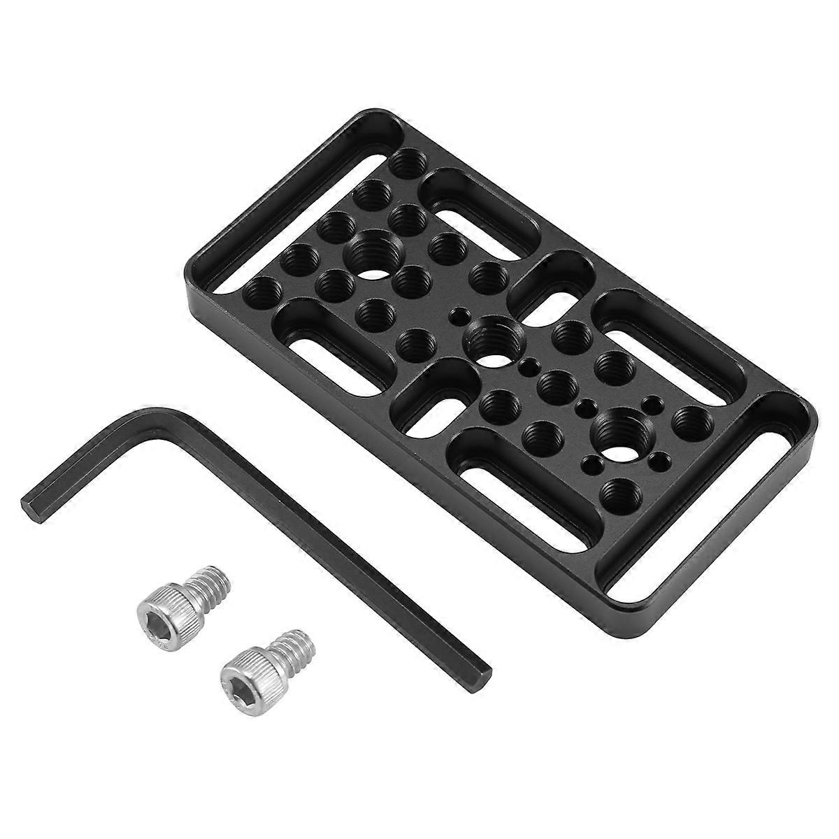 Quick Release Plate Multi-Function Expanding Cold Shoe Cheese Plate