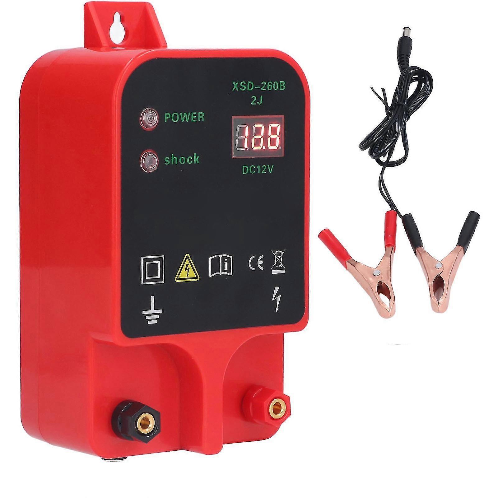 Electric Fence Energiser 100-240V Electronic Fence Controller CE Certified High Efficiency Durable Design for Farm and Ranch