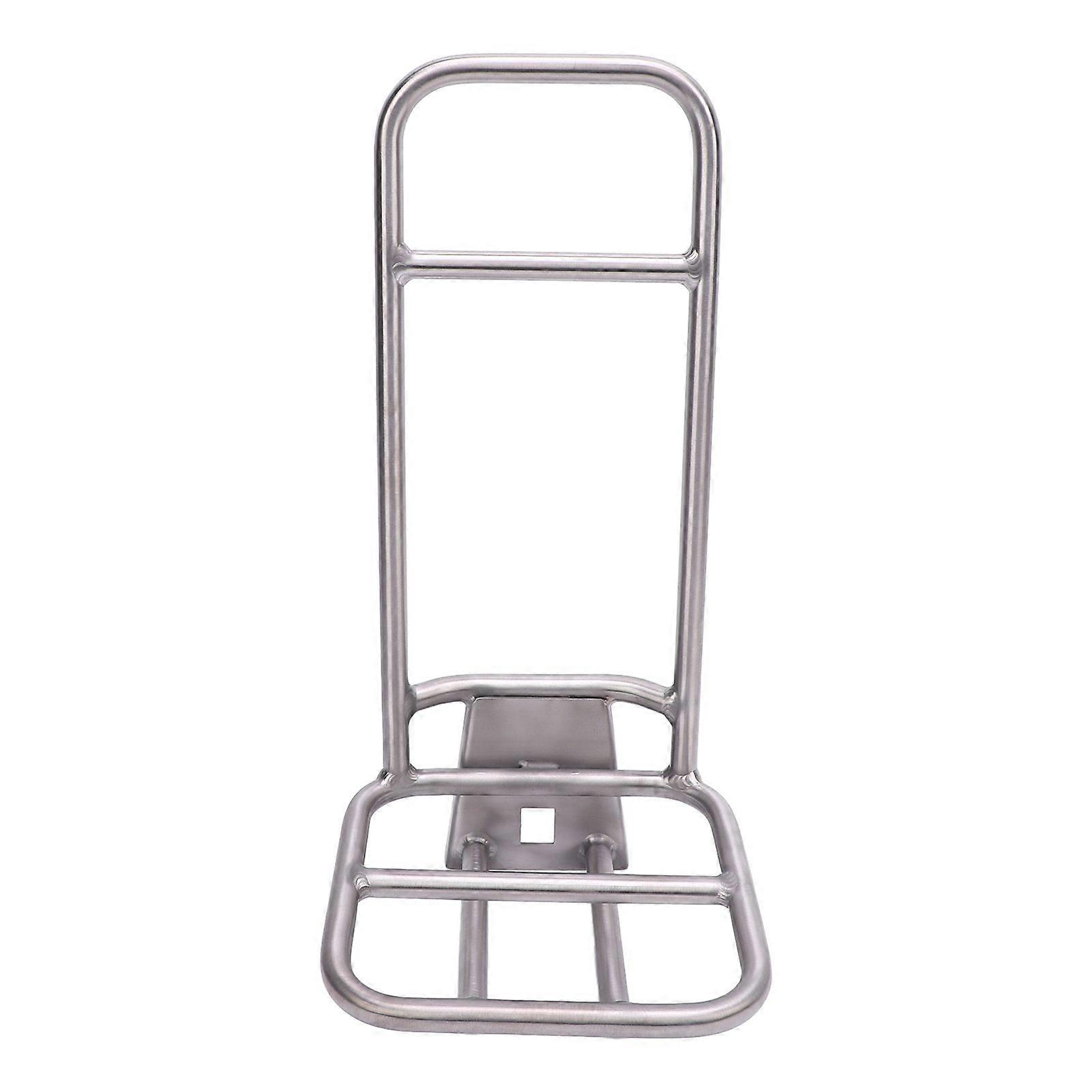 Bike Front Fork Shelf Ti Alloy Portable Strong Load Bearing Folding Bike Front Luggage Carriers Rack for Shopping Riding