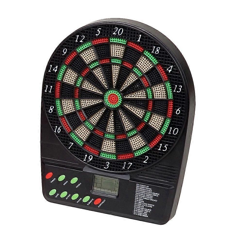 Batteries Powered LCD Display Screen Electronic Dartboard Target Tested Tough Segments Cricket Scoreboard(Random Color)