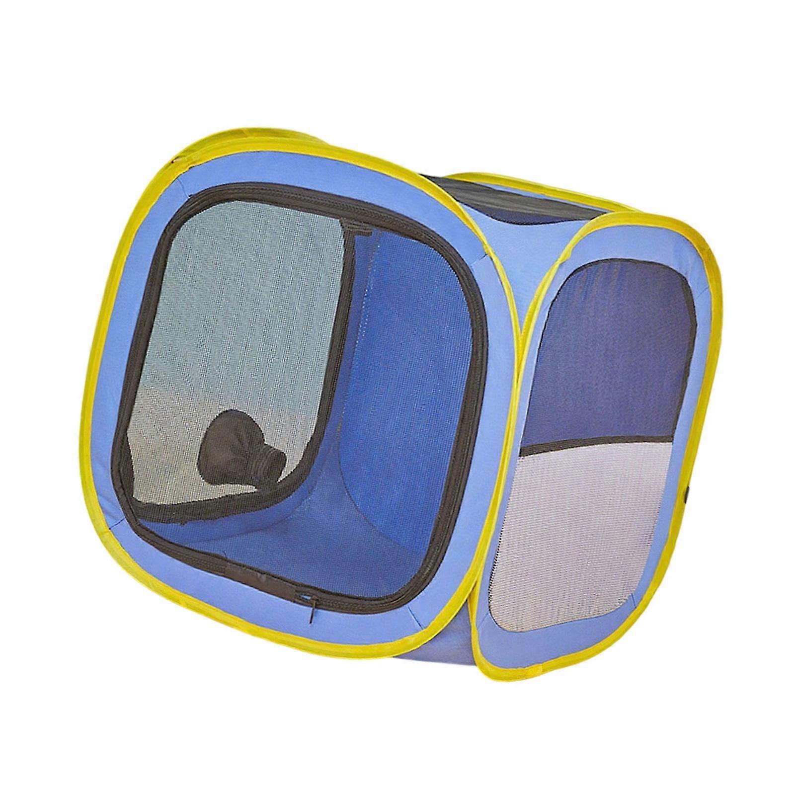 Collapsing Pet Drying Tent With Rapid Fan Refuge Saving For Puss Grooming Bath Time Multicolor