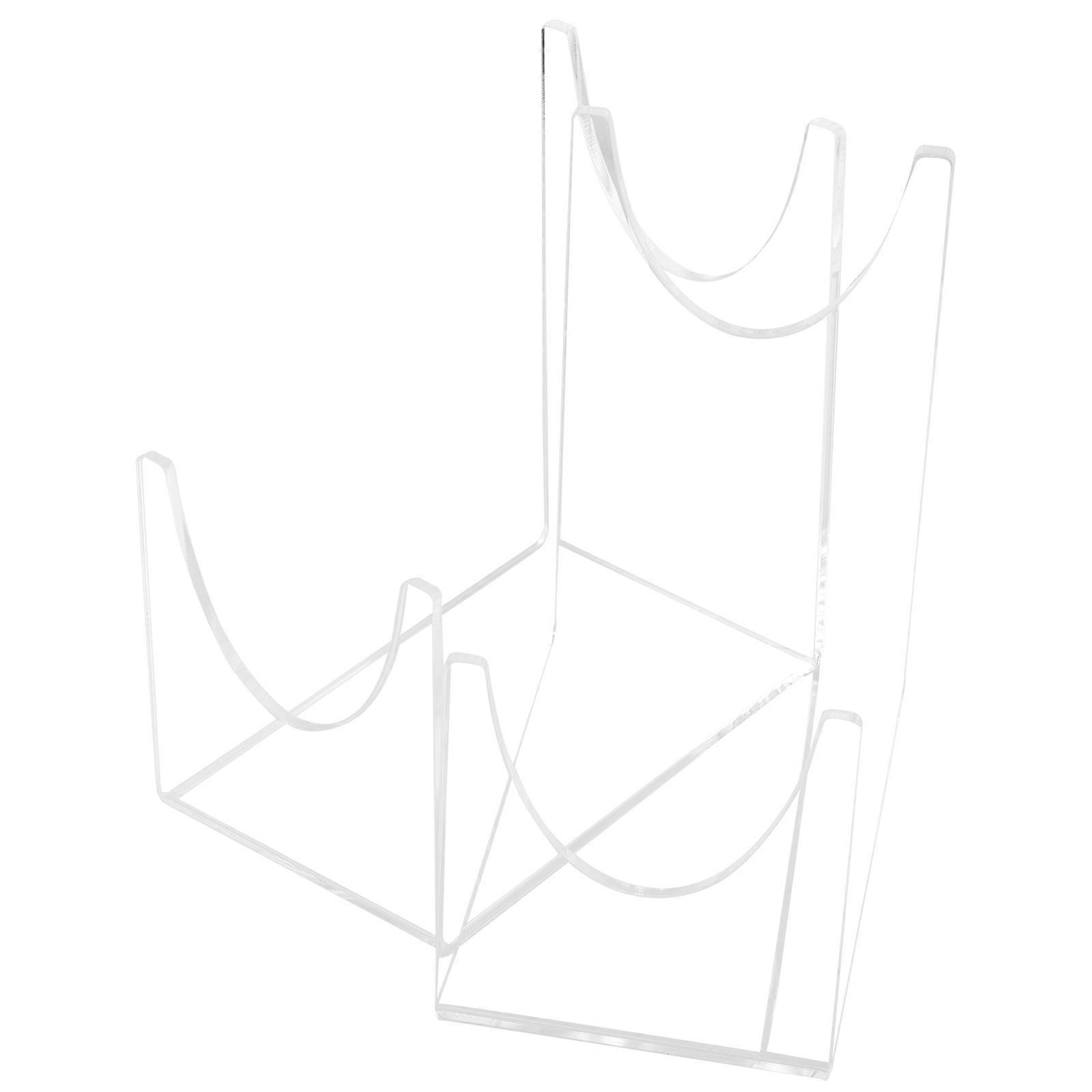 Transparent Acrylic Sword Holder for Home Decor with 10Pcs Stand Set