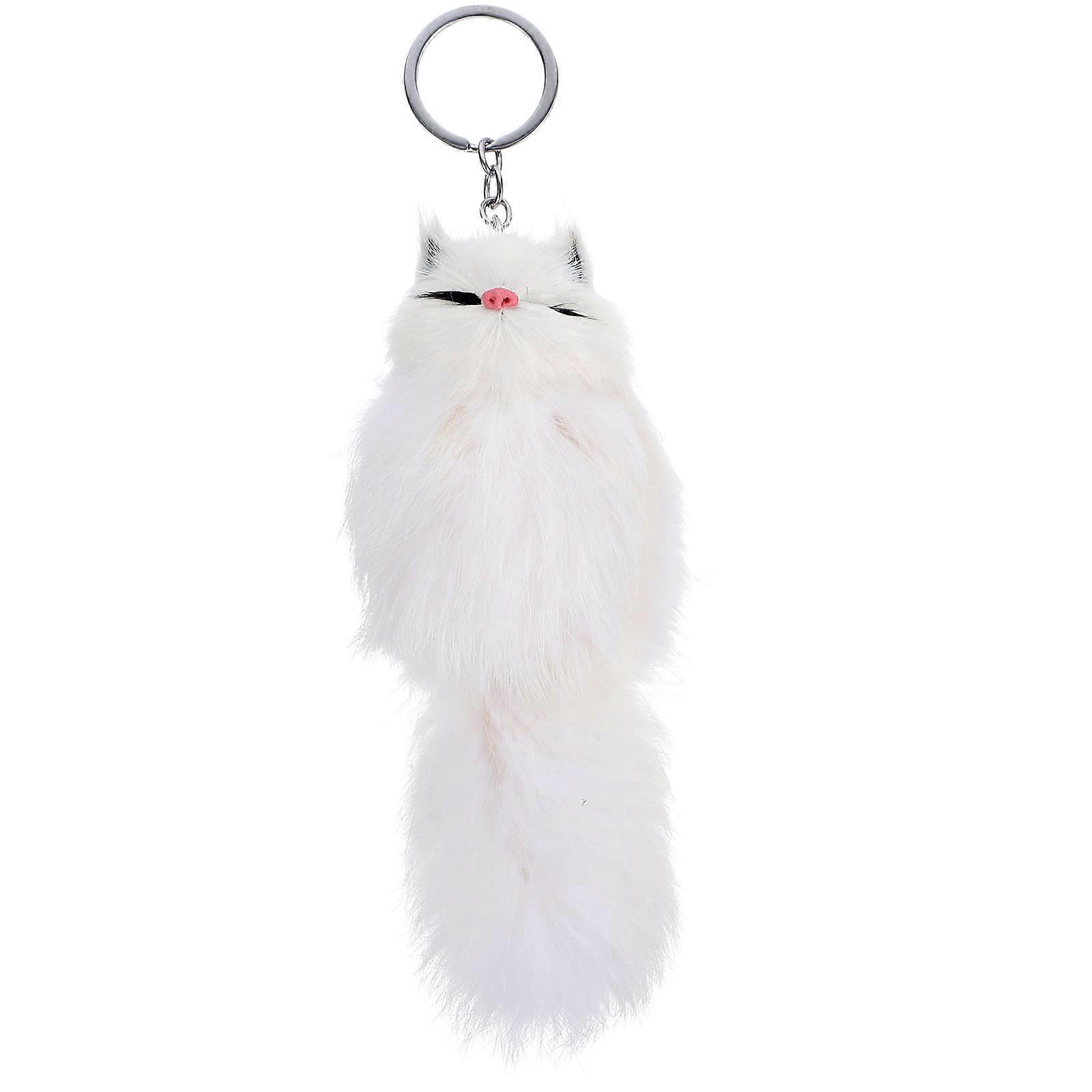 Decorative Keychain Gift For Lovers Of Creative Accessories With Unique Fox-Shaped Design 2Pcs