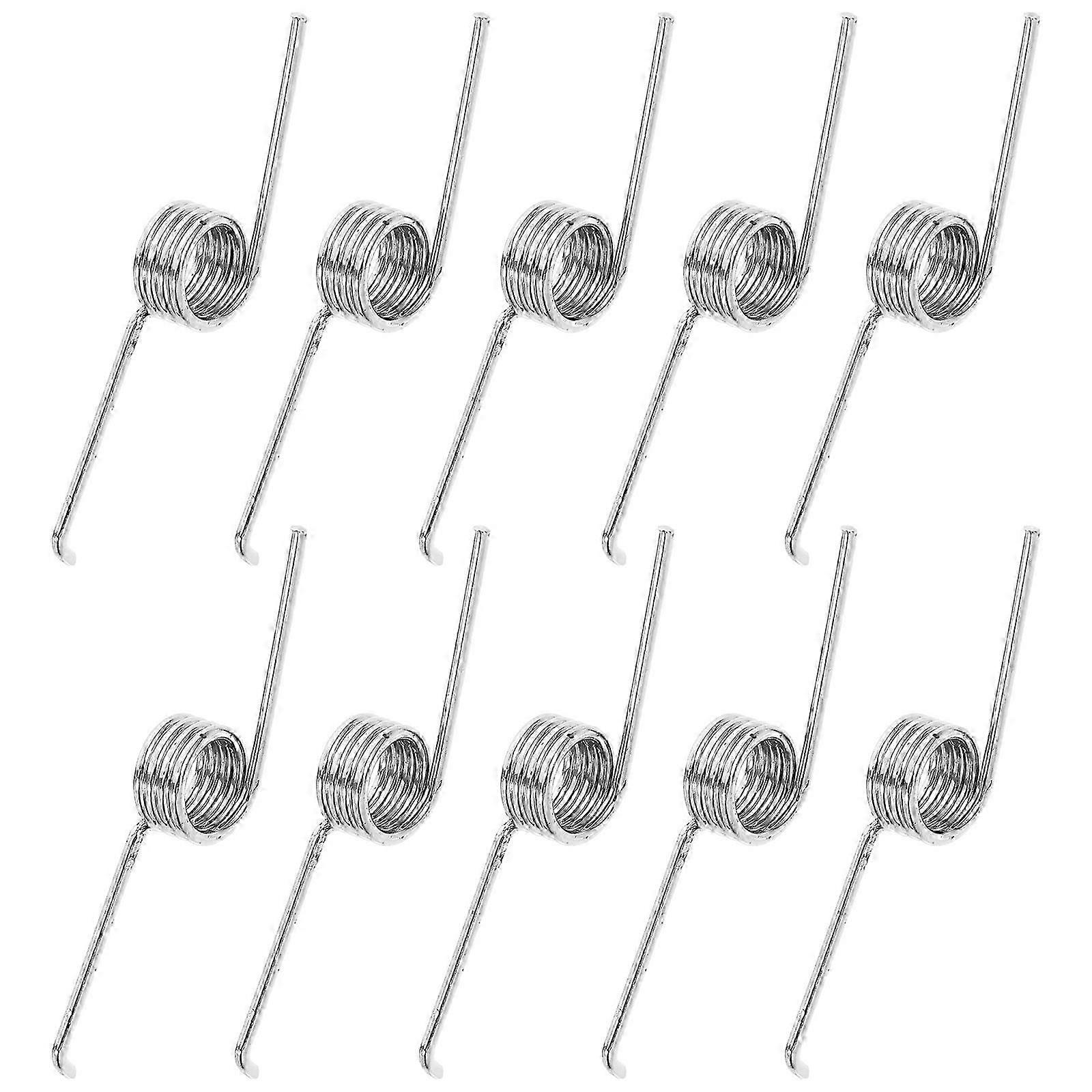 10pcs Garbage Bin Replacement Spring Universal Trash Can Spring Fitting Spring Replacement Springs V Shape Spring Torsional Spring Kit For Repair And