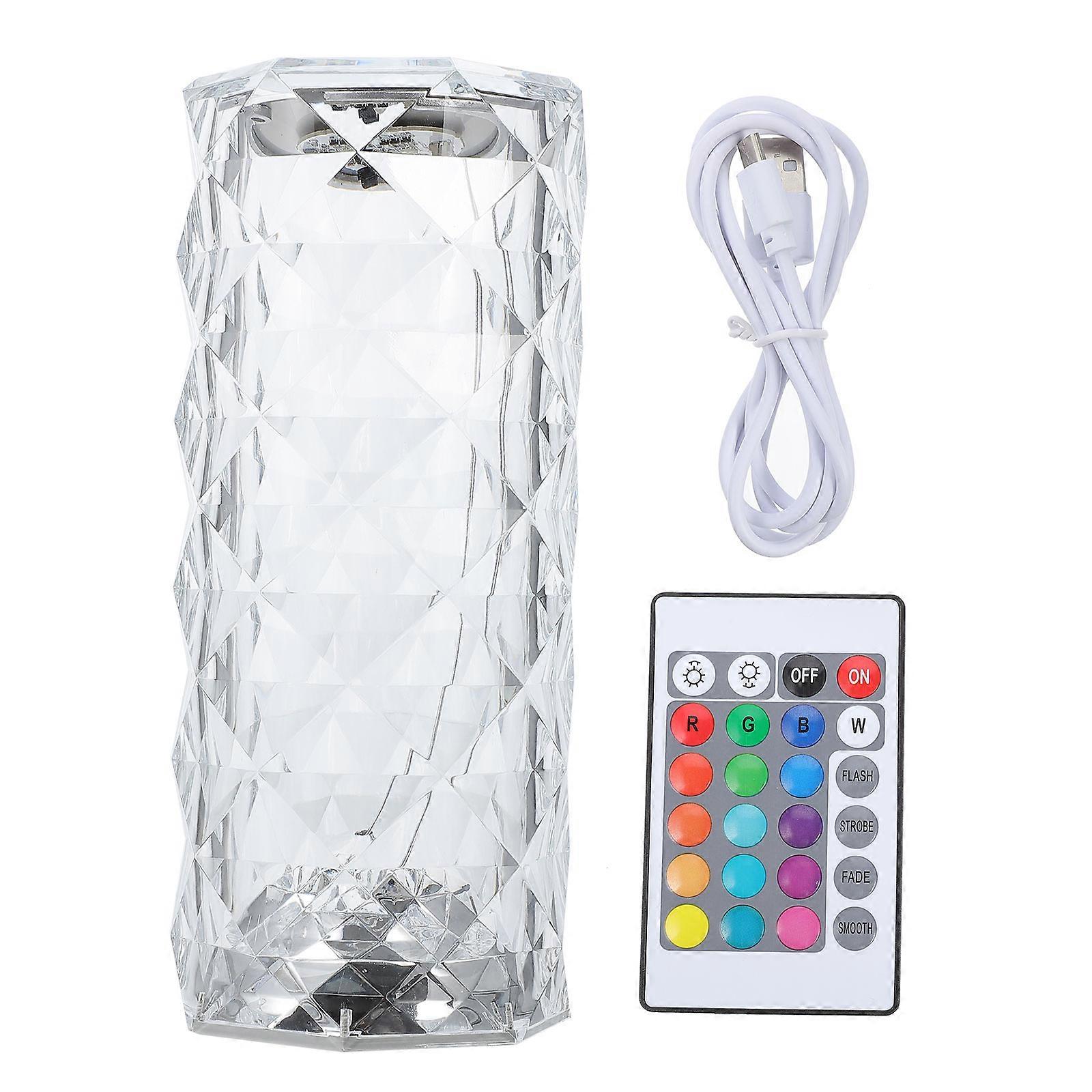 Flower Desk Lamp Simple Design Dormitory Mild Lighting Eye Protection 21.5X9X9CM 1Pcs