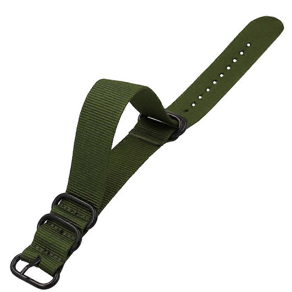 Canvas Strap for Smart Watch Band for Replacing 3 Pieces Nylon Green