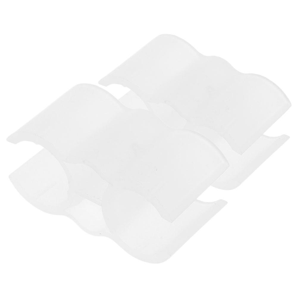 Double Pipe Clamps Broom Holder for Organizing Cleaning Tools 10Pcs