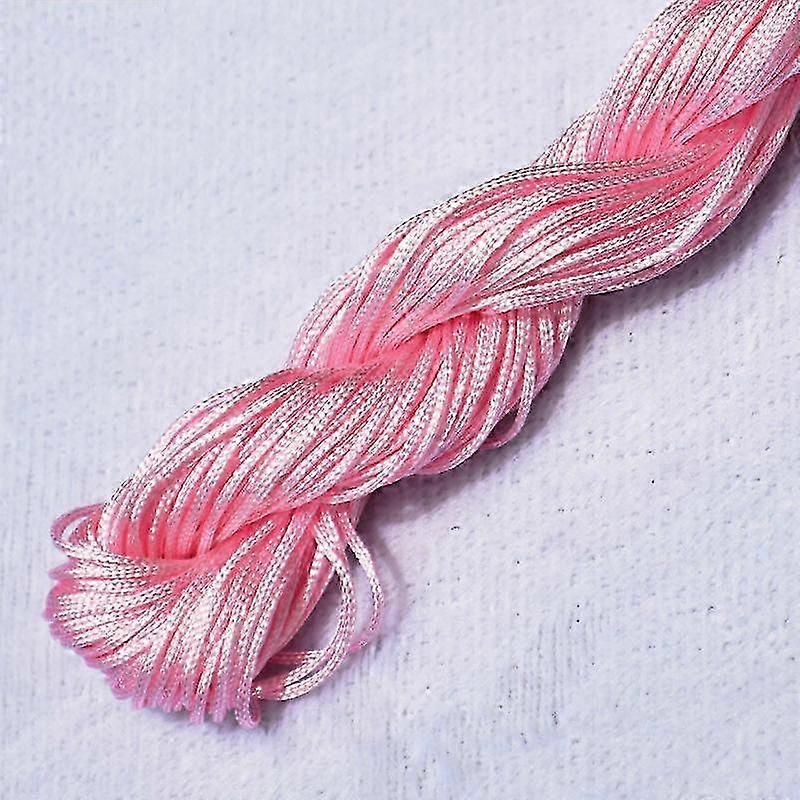 Home Party Supplies Chinese Knot Braided String DIY Macrame Cord 20m High Quality Tassels 1.0mm Beading String Bracelet Nylon Cord Thread Popular 2025
