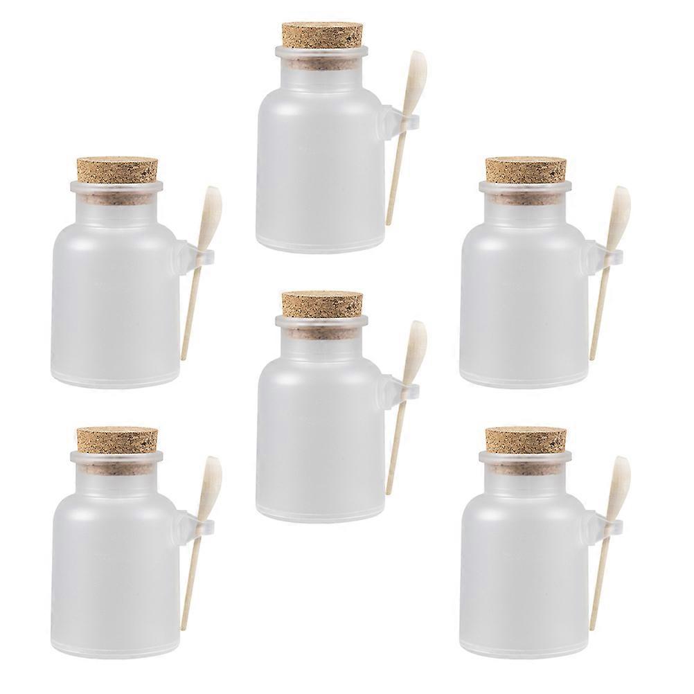 12Sets Wooden for Refillable Storage White