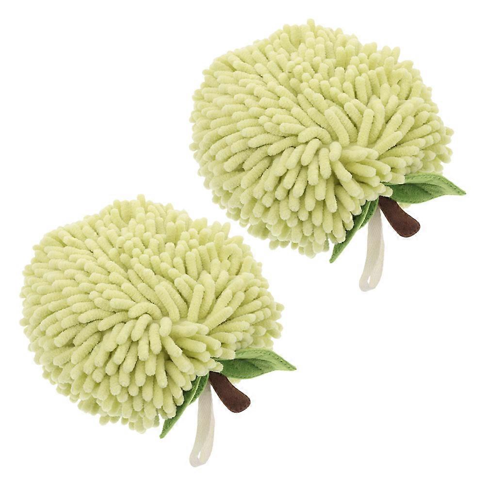 8 Pcs Enhanced Absorbency Hand Towels Fuzzy Ball Design For Kitchen Bathroom RV Quick Drying Hand Towels