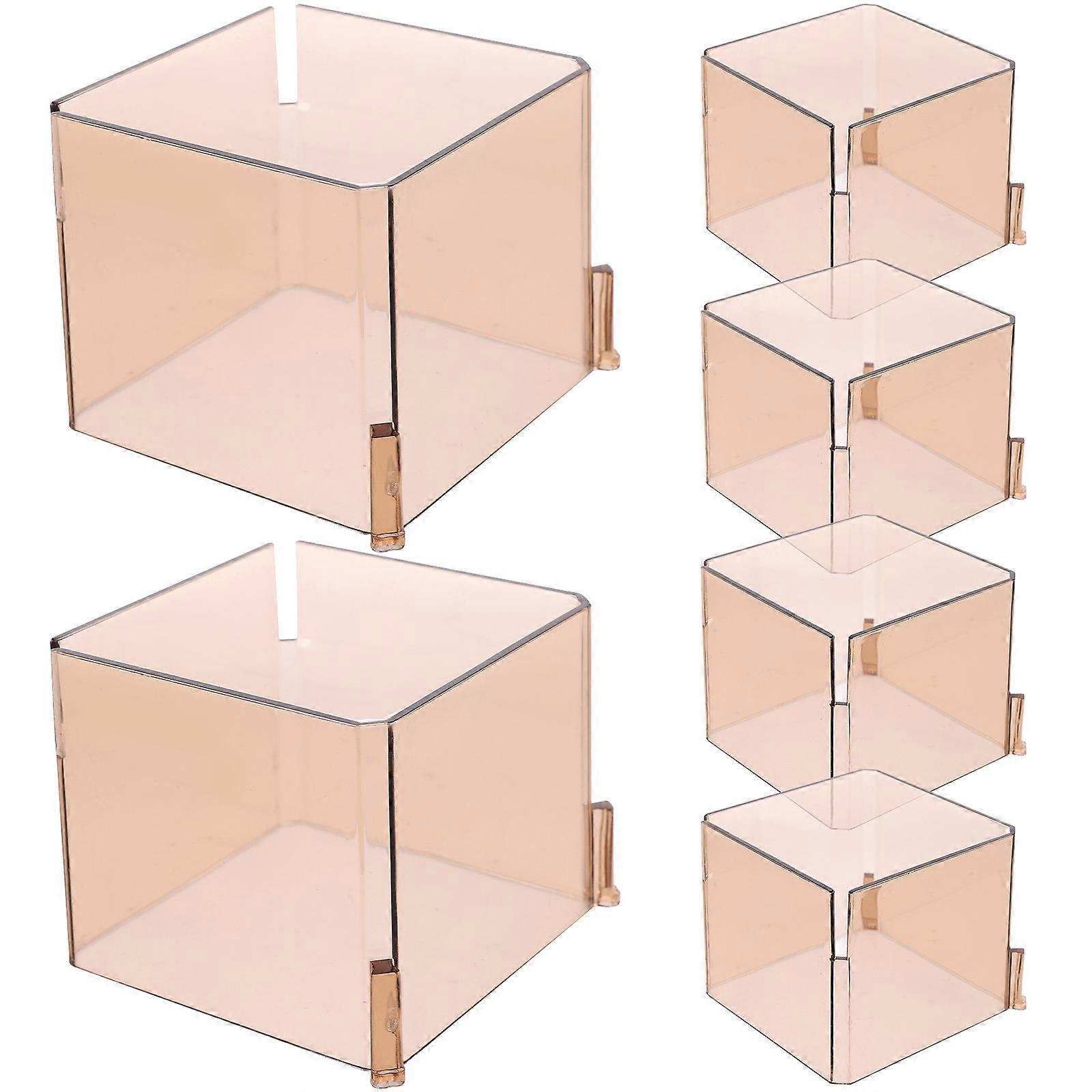 18Pcs Drawer Divider Box Organizer Made of Transparent Plastic for Home