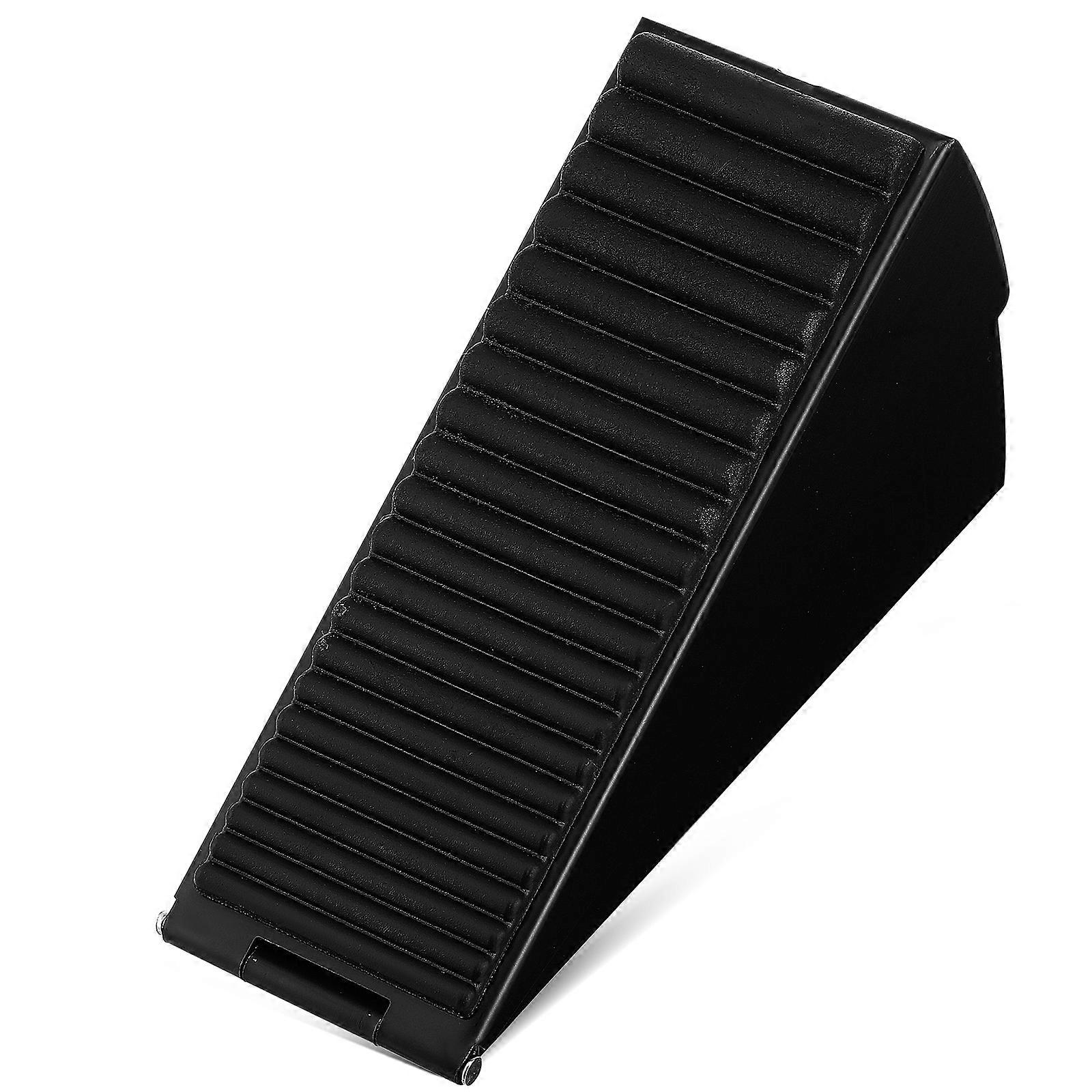 Rubber Door Stop 3Pcs Rectangular Shape Keeps Door Open for Wall Protection Indoor Outdoor Slip-Resistant Design