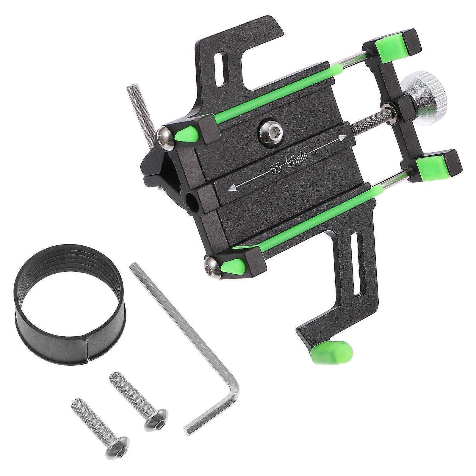 Mobile Phone Mounting Bracket For Cyclists Practical Aluminium Alloy Design Ideal For Outdoor Use 2Pcs