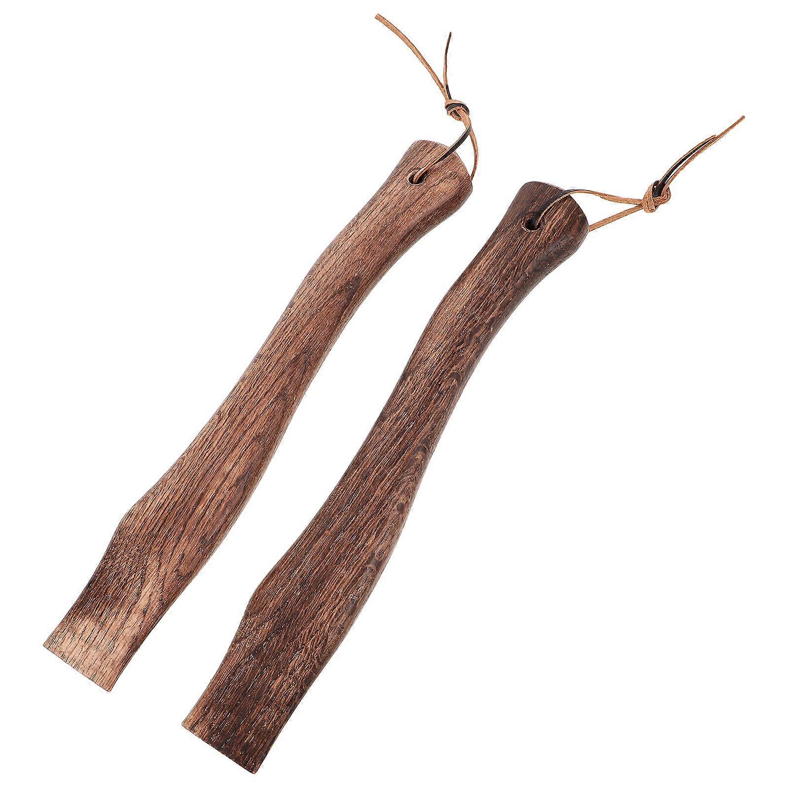 Wood Handle Replacement for Camp Fire Use 10Pcs Sturdy Grip