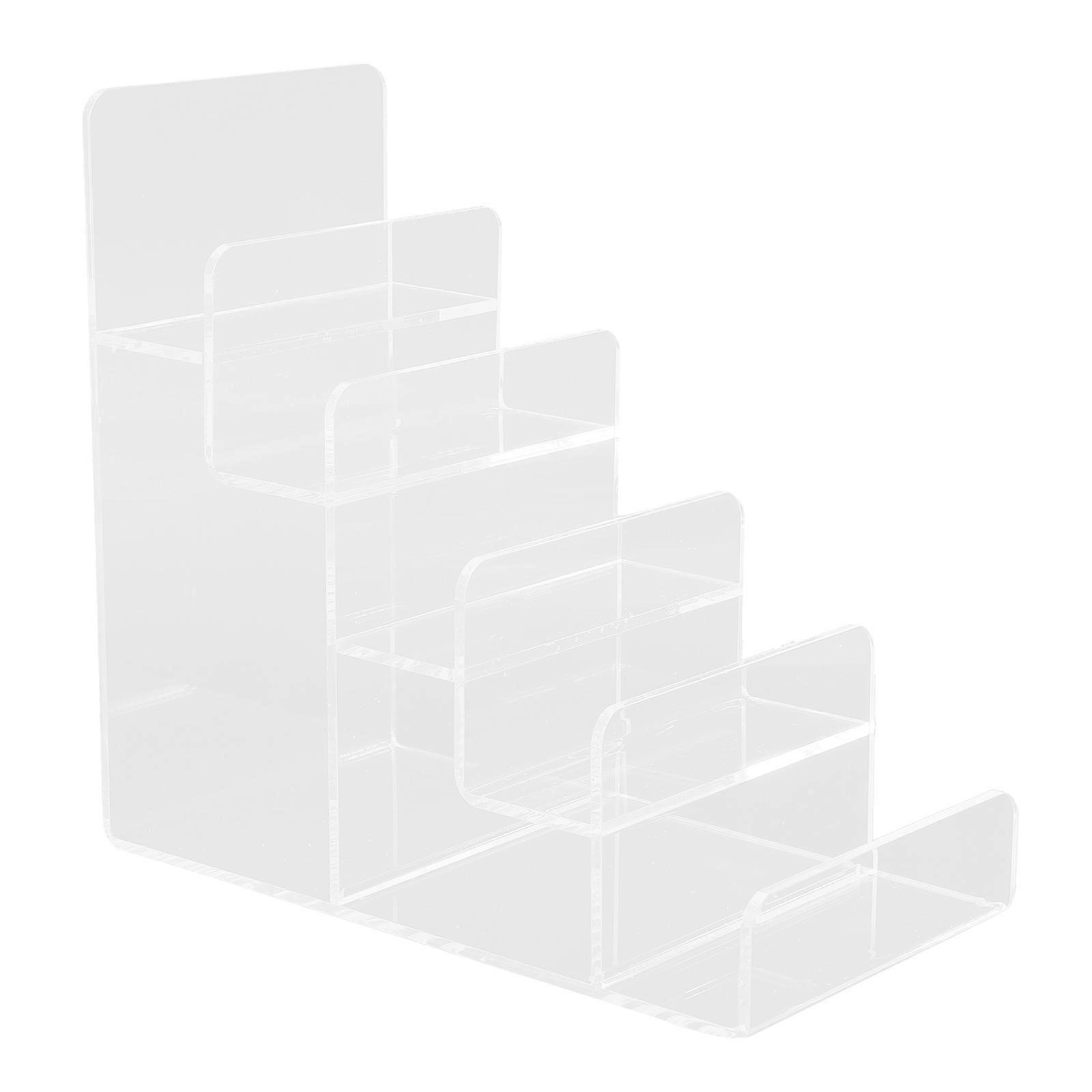 3Pcs Acrylic Wallet Display Stand Storage Rack For Retailers Coin Purse Organizer 19X18X10CM