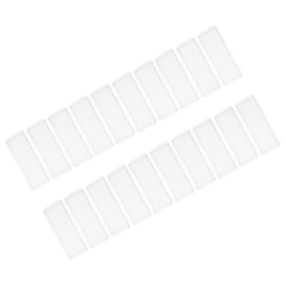 Hollow-out Bookmarks 20Pcs Diy Bookmarks Creative Projects White Polyester Crafted for Craft Lovers