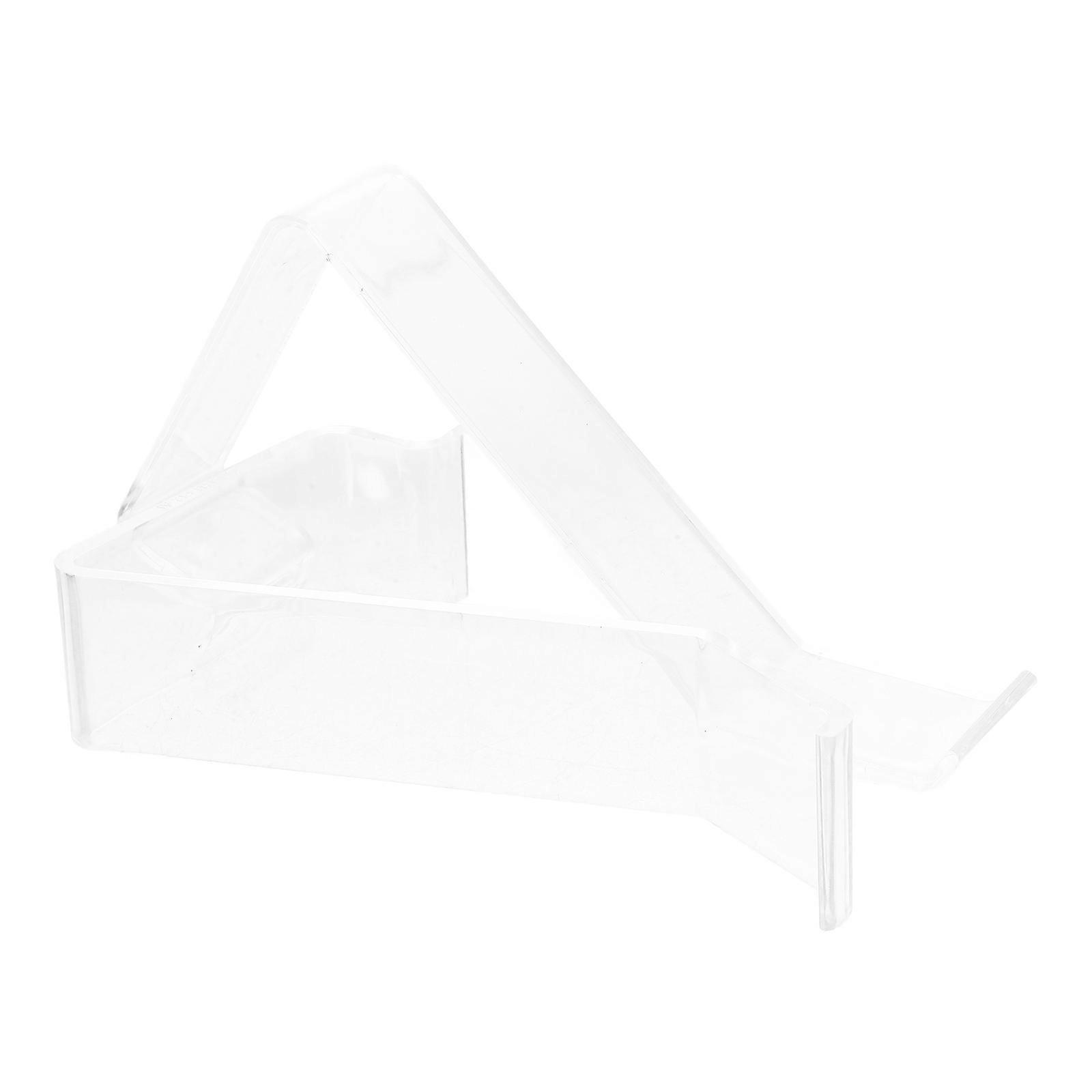 Simple Design Acrylic Shoe Stand For Sneakers Perfect For Retail Store And Home Storage With Display Function In Clear Material 4Pcs