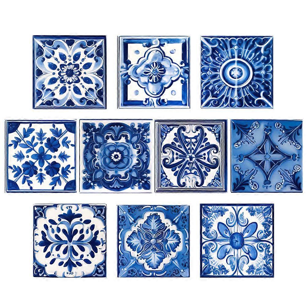 Morocco Style Tile Decals for Kitchen with Self Adhesive 20Pcs Pack