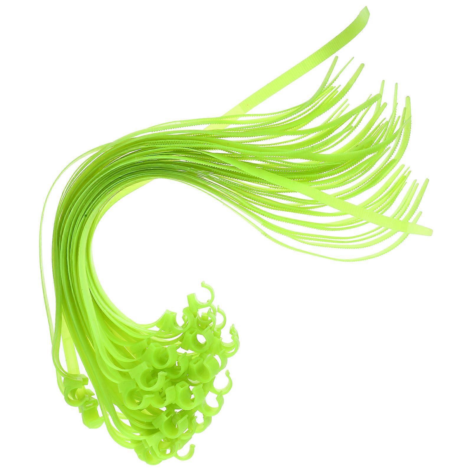 Flexible Extinguisher Tie Plastic Fire Extinguisher Tie for Fixing 200Pcs