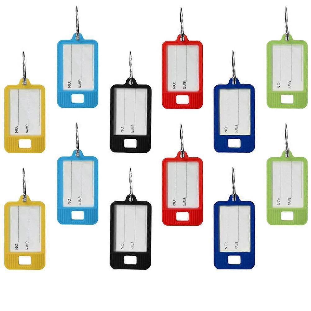 Keychain Labels Small Keychain For Various Places PP Material Dormitory Keys Pool Locker ID Tag 50Pcs