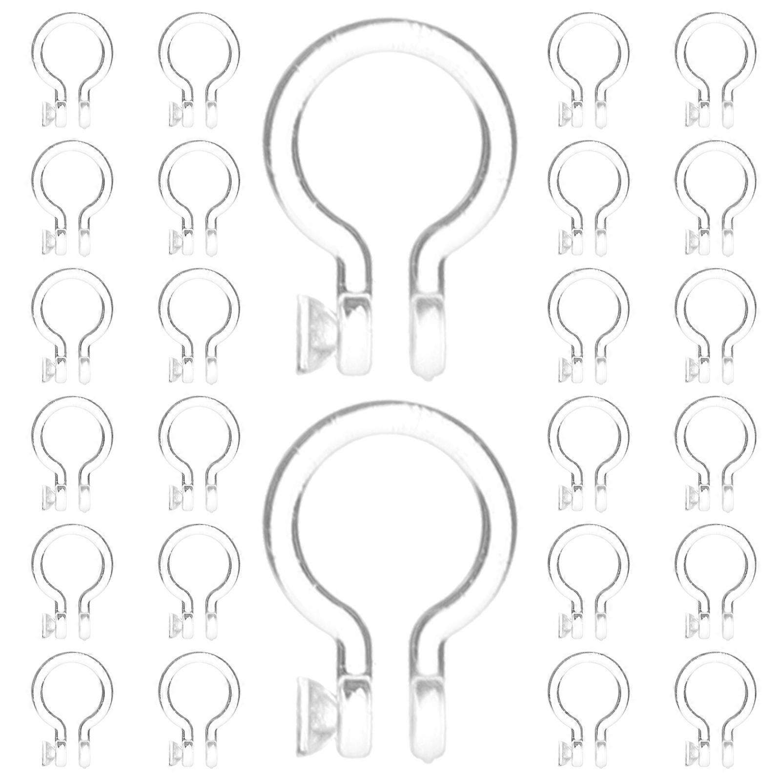 Crafting Clip on Nose Ring Silicone Nose Ring for DIY Use 150Pcs