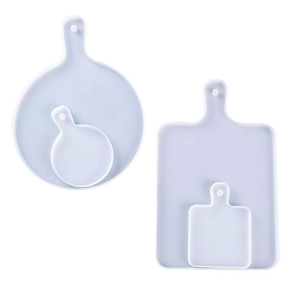 Silicone Coaster Mold For DIY Craft Making Projects In Unique Shape With Material Ideal For Home Use 4Pcs